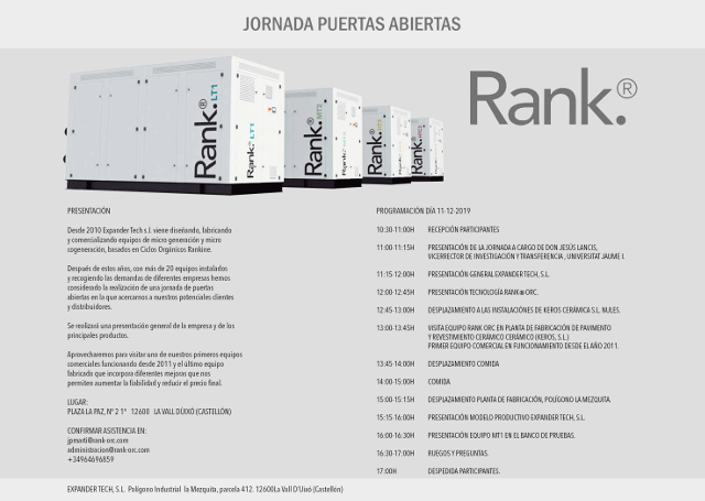 Jornada puertas abiertas Rank