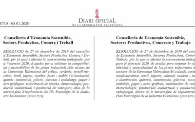 Ayudas para Pymes en la Comunitat Valenciana